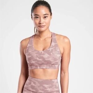 Athleta Purple Camouflage Sports Bra